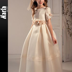 Vestidos Comunión gasa rústica Susana