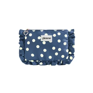 "Dots" pouch blue