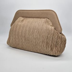 BOLSO DE MANO BEIGE ANTELINA