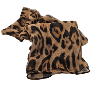 PAÑUELO GRANDE LEOPALDO ANIMAL PRINT CAMEL