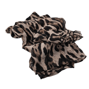 PAÑUELO GRANDE LEOPALDO ANIMAL PRINT ROSADO