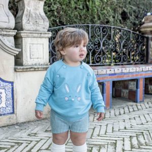 Conjunto Aguamarina niño dos piezas sudadera y pantalón by Nekenia