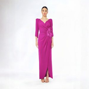 Vestido Carla Ruiz- Fiorella buganvilla