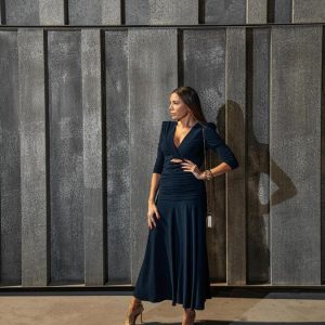 Vestido Ursula marino