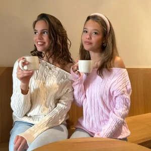 "Daphne" sweater light pink