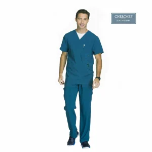 Pijama sanitario hombre Cherokee Infinity de color ola de mar