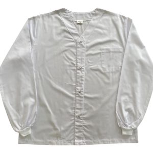 CASACA SANITARIO CON BROCHE VISTA M/L MAYPER