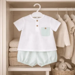 Conjunto Verde Rayas