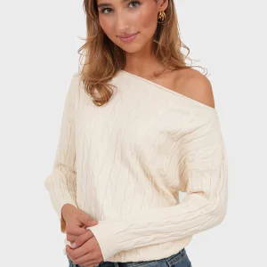 "Daphne" sweater white
