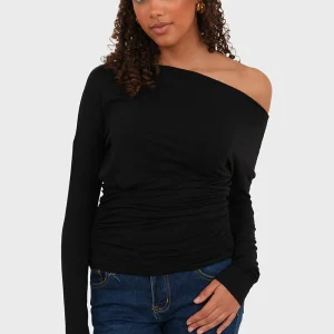 "Elodie" top black