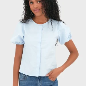 "Dove" blouse light blue