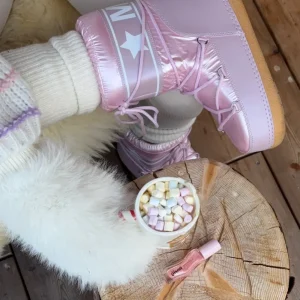 "Snowy" boots pink