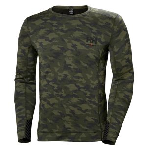 CAMISETA HH LIFA BASE LAYER MERINO CREWNECK