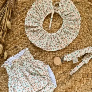 Pack Esencial I de flores verde agua y mostaza Eucalipto