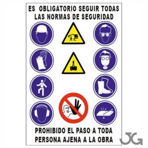 SEÑAL VERTICAL DE LONA DE 700X1000mm