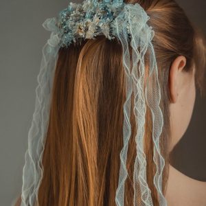 Media Corona Comunión Azul