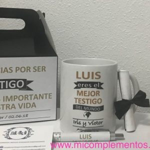 Kit testigo modelo Luis con chuches