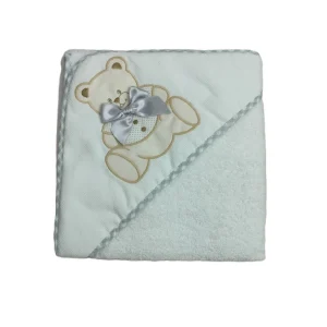 Capa baño bebé osito lazo varios colores