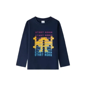 Camiseta niño start again color azul marino 64221