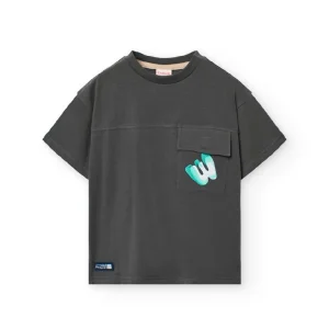 Camiseta niño algodón leaders negra 511041