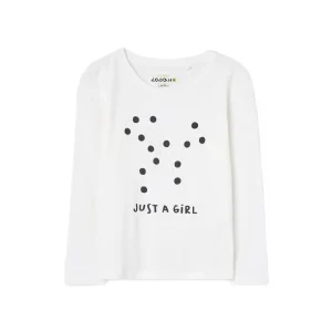 Camiseta bebe niña y niña lazo color blanco 25058