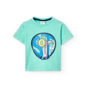 Camiseta niño algodón south verde 311083