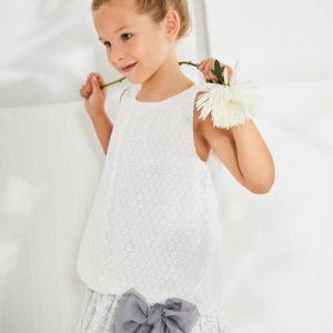 Vestido Niña Torna evento color blanco by Nekenia